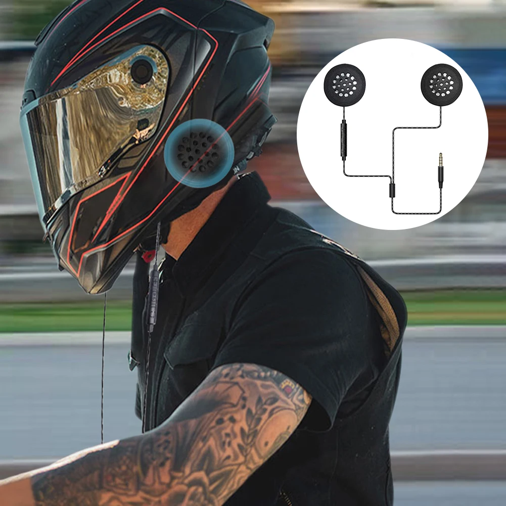 

Wireless Riding Headphone Anti-interference Music Player Speaker Handsfree Motor Bike Headsets HiFi Music Earphone 3.5mm Port