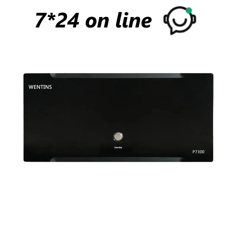 W-021 WENTINS P7300 7 Channels 300W Per Channel Pure Power Amplifier Power Amplifier Home Theater Voltage 220V/50Hz