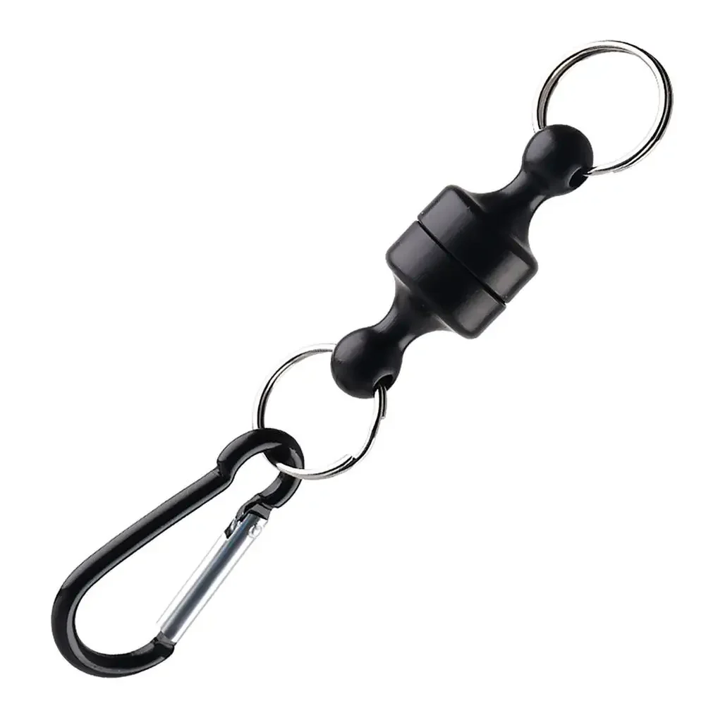 Fishing Magnetic Buckle With Keychain Carabiner Anti-falling Outdoor Fishing Clip Fishing Gear Tackle Accessories