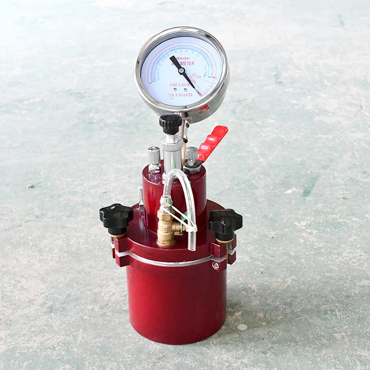 Portable Aluminium High Accuracy IP55 Protection Air Content Meter for Concrete Cement Testing Civil Engineering Equipment