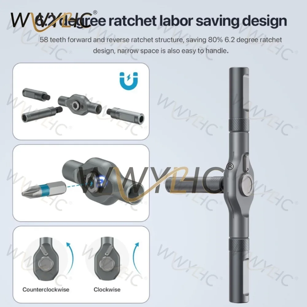 New 24-piece Batch Set Precision Screw Batch Set Multifunctional Handle