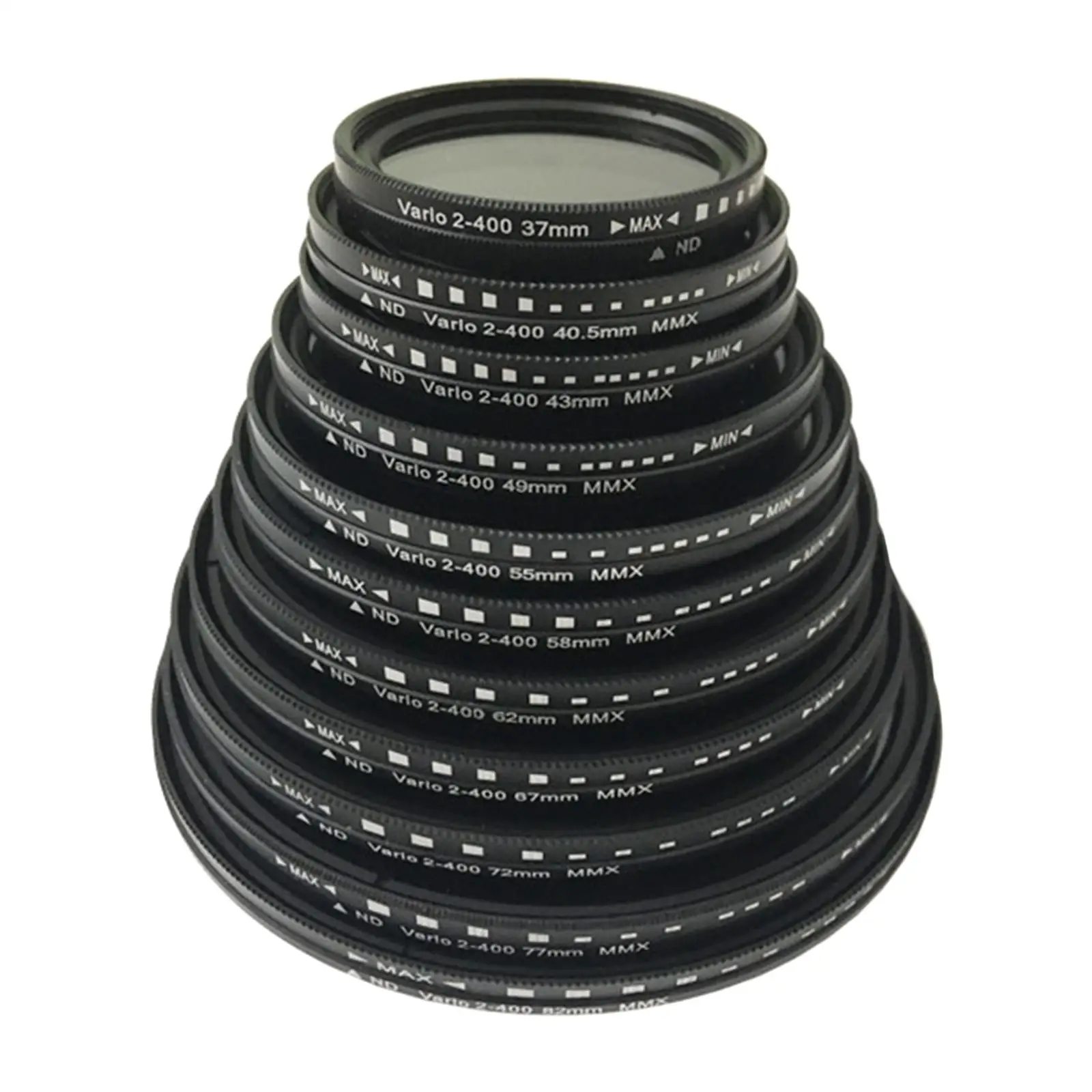 Filtre ND variable ND2 à ND400 pour objectif d'appareil photo, filtre pour objectif d'appareil photo reflex