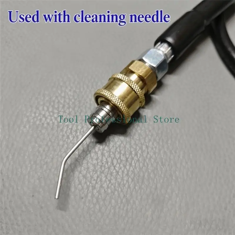 57QF Durability NonRusting Metal Sprayer Tip Pressure Washer Nozzle Straight Curved Tip