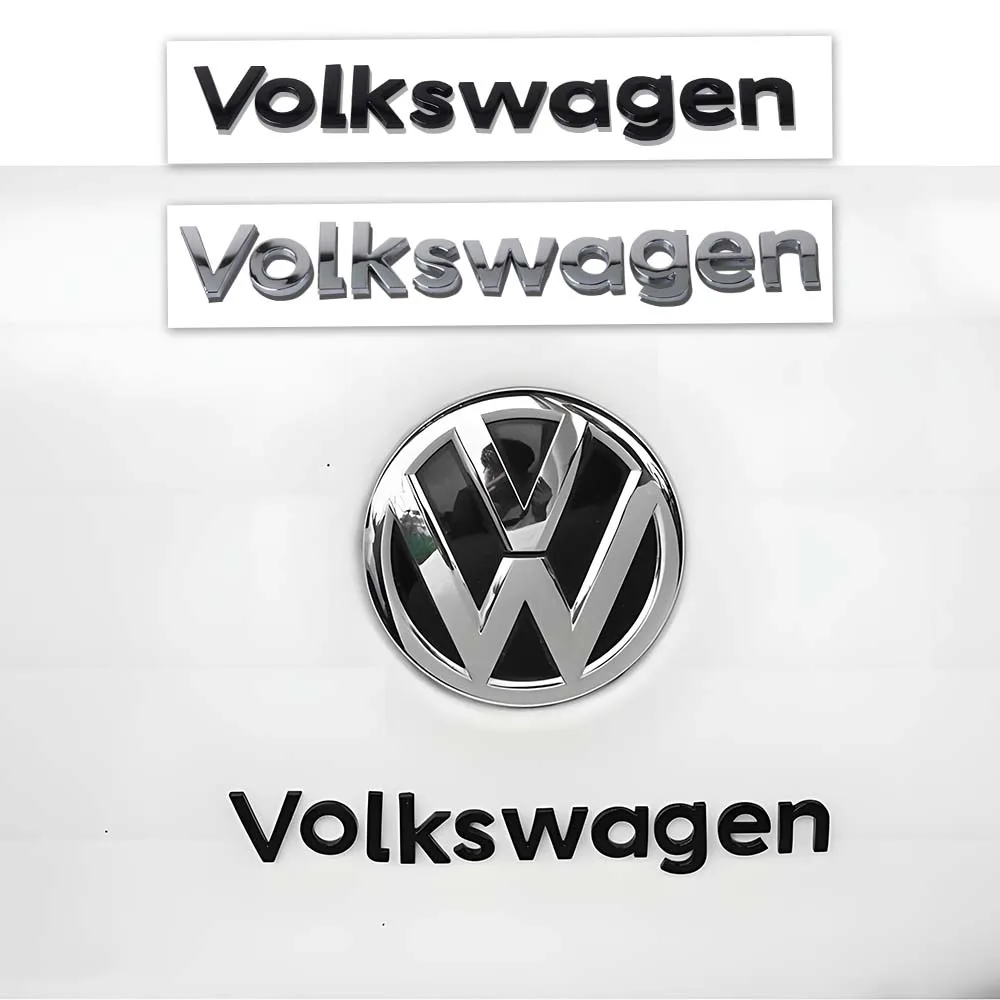 Car Styling Body Tail Trunk Decoration Sticker ABS Emblem For Volkswagen VW Golf Passat Polo Tiguan Scirocco Jetta Caddy T-ROC R