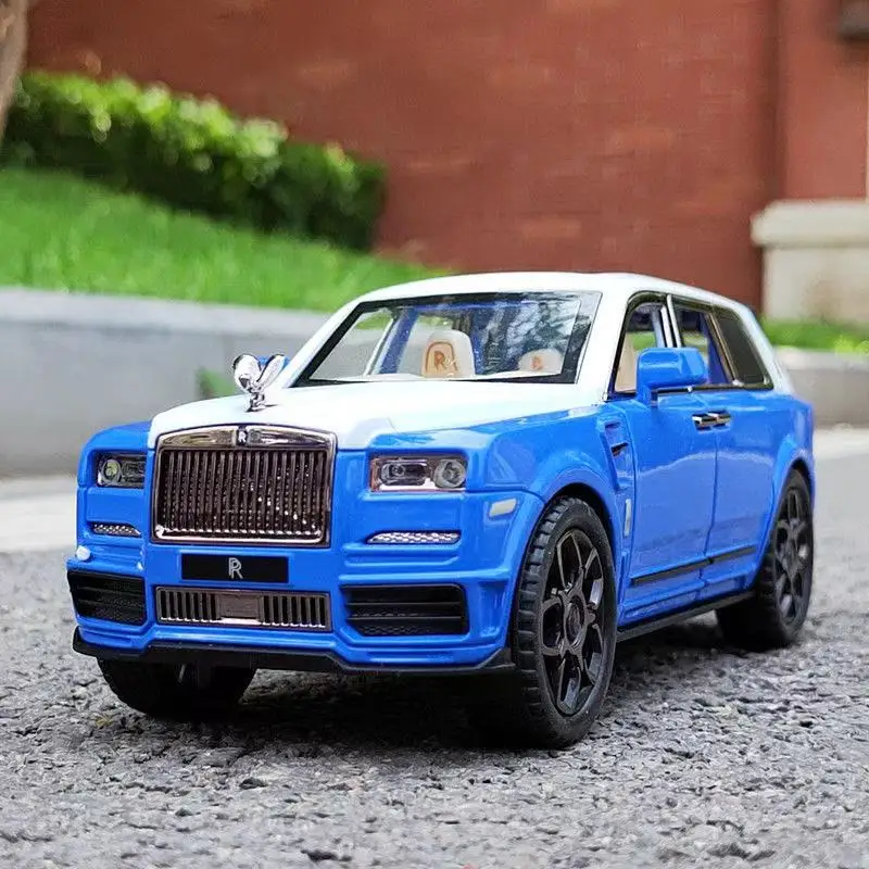 1:24 ロールスロイスカリナン Masory SUV 合金豪華な車モデルダイキャスト金属おもちゃの車モデルシミュレーション音と光子供のギフト