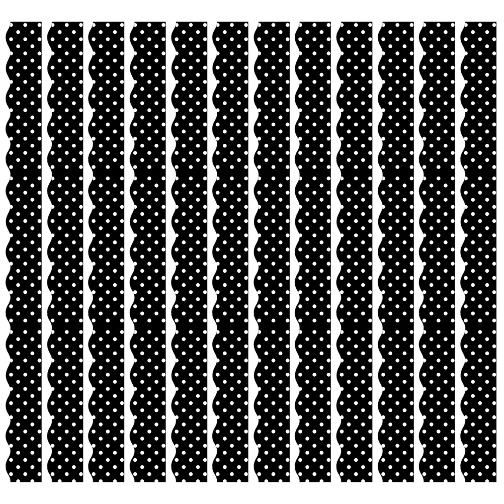 12 Pcs Blackboard Decorative Stickers Border Magnetic Removable Festival Supplies Bulletin Trim Supply Whiteboard