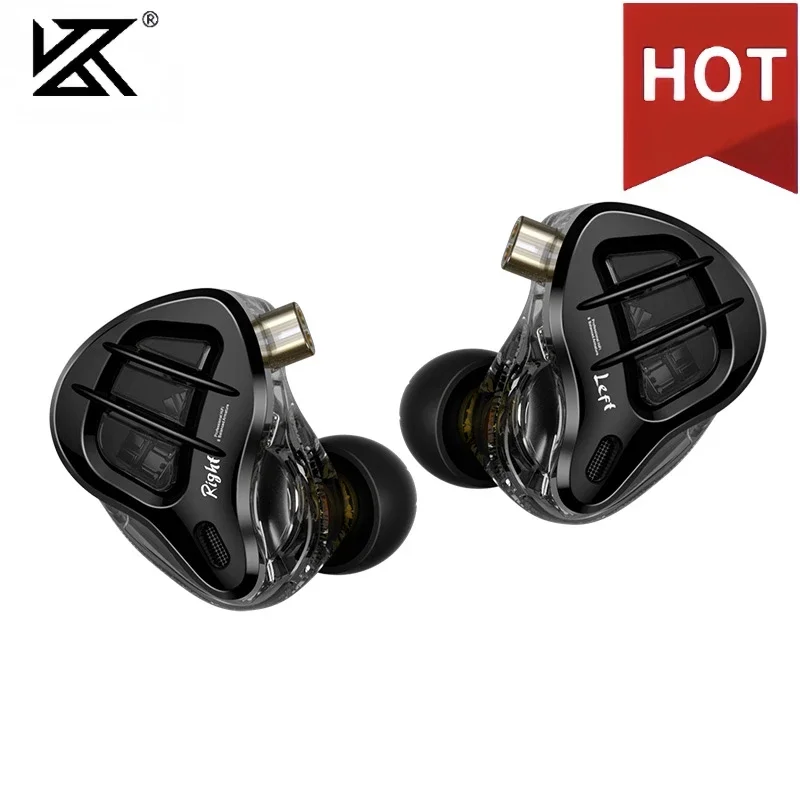 KZ-ZAR Multi Unit Loop Iron Earphones Dynamic Loop Iron 1 Loop 7 Iron Total 16 Unit HiFi In Ear Wired Earphones