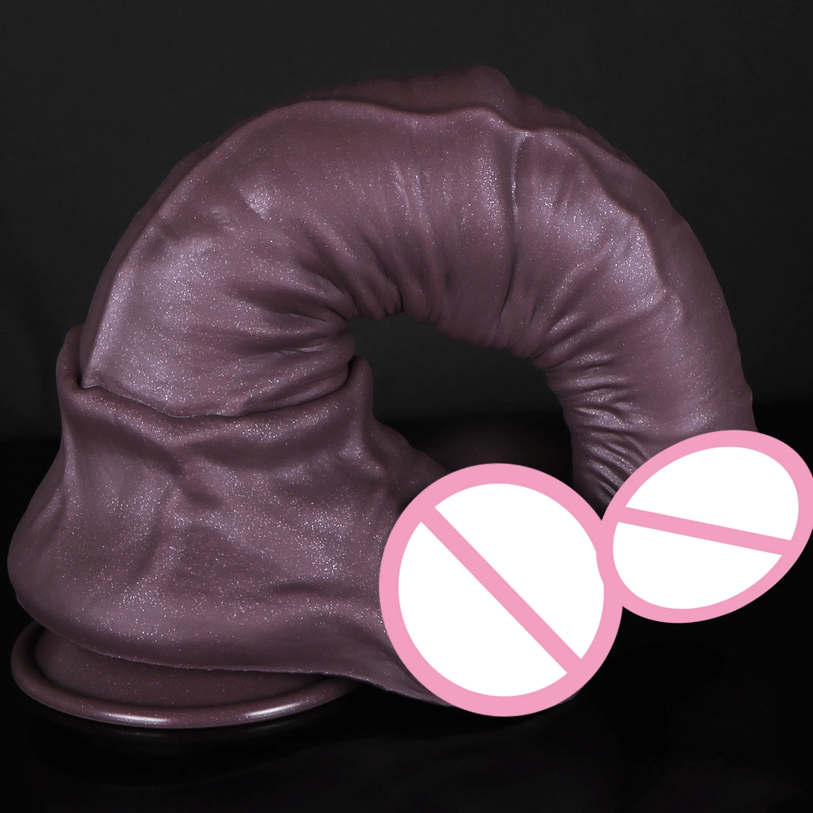 Adult Sex Toys Huge Realistic Horse Dildo Animal Penis Silicone Ribbed Dildo Anal Plug For Women Masturbation Vagina Stimulator view 3