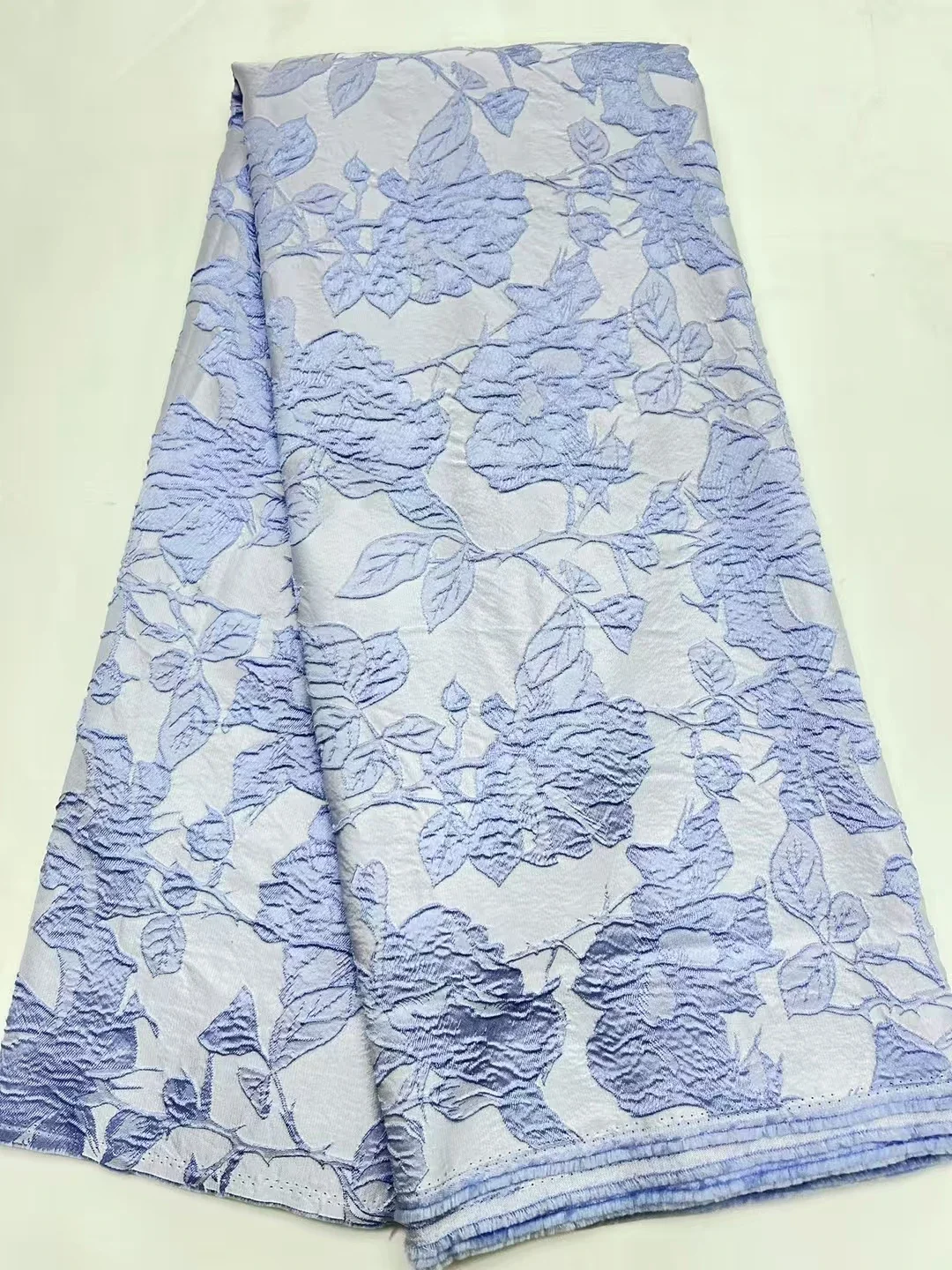 

New African Brocade Lace Fabric 2025 High Quality Nigerian Jacquard French Demask Lace Fabric For Women Party Dress Sew PJK25121