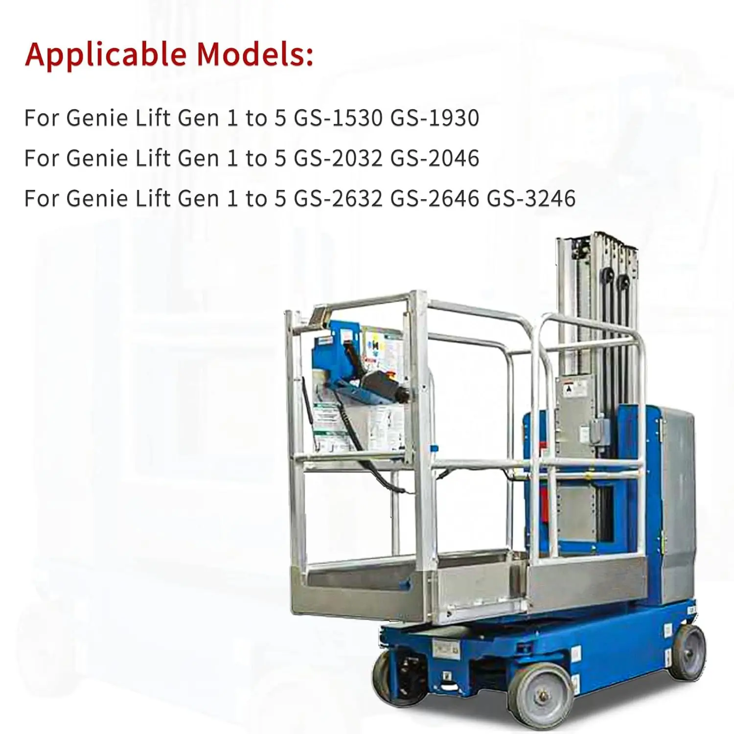 105295gt 105295 kit sistema de controle caixa de controle para tesoura elevador genie GS-1530 GS-1930 GS-2032 GS-2046 GS-2632 GS-2646 GS-3246