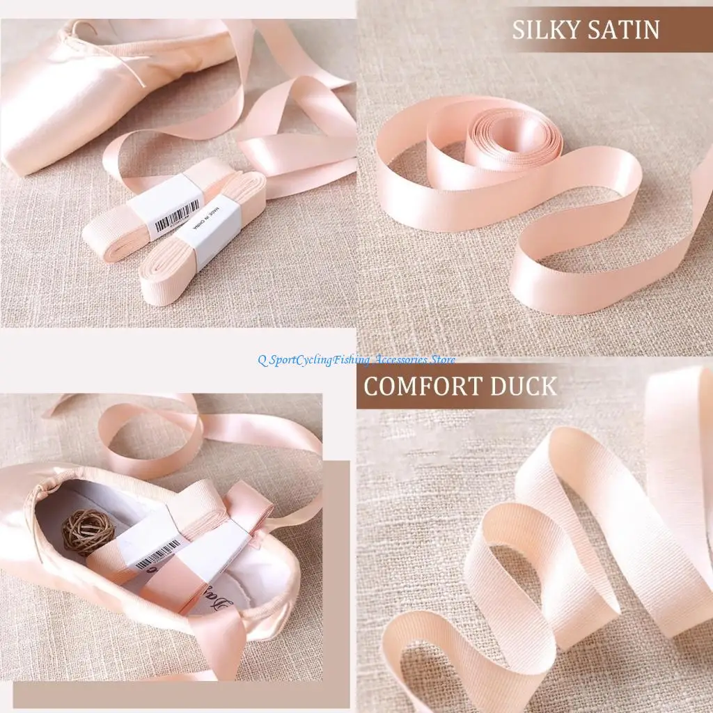 

2m Dance Shoe Ribbon Ballets Pointe Shoe Practical Band for Pointe Shoe