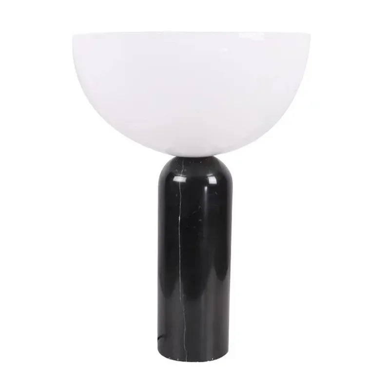 

Simple living room bedroom study designer creative minimalist marble retro bedside lamp