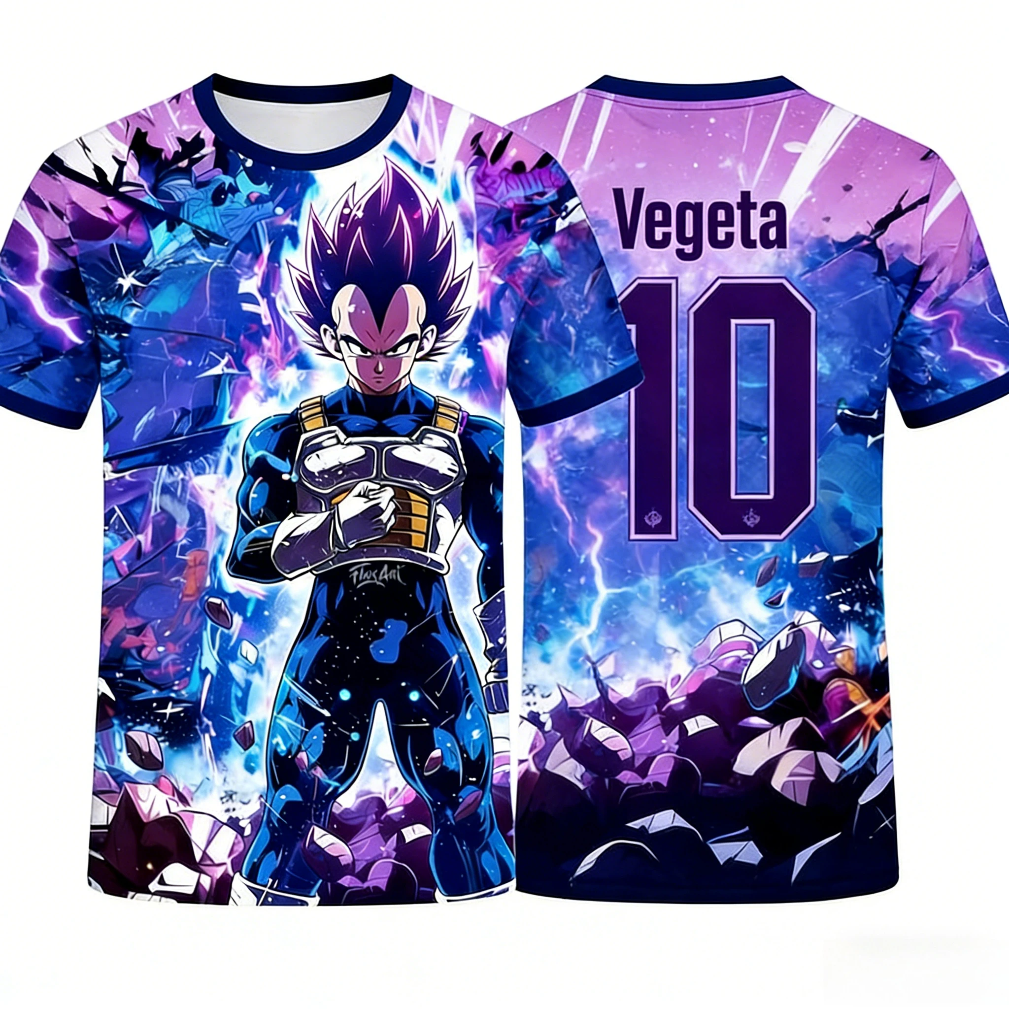 2026 Sommer Dragon Ball Retro Fitness T-Shirt Herren Oversized 3D-Druck Kurzarm Familien-Unisex Kinder-Sportshirt