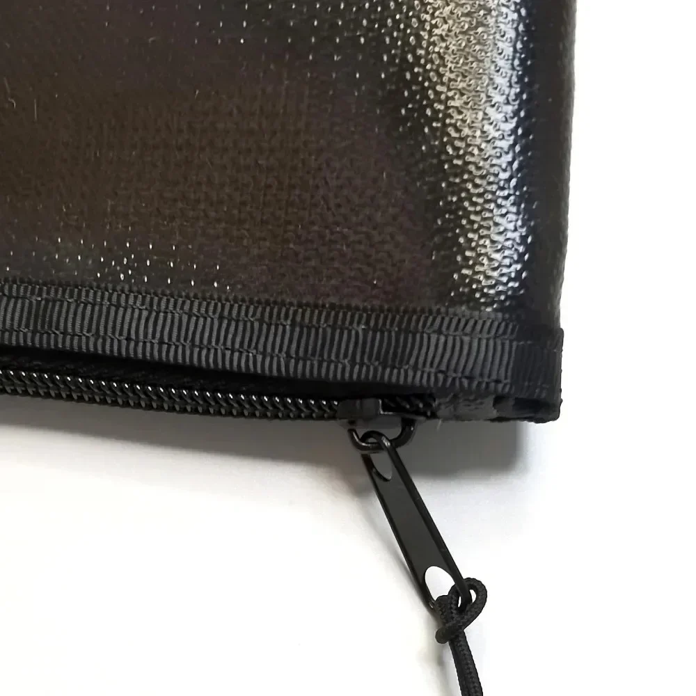 Fireproof Document Bag Safe Storage Pouch Fireproof And Waterproof Cash Bag With Zipper Safety Storage Bag For Money Documents