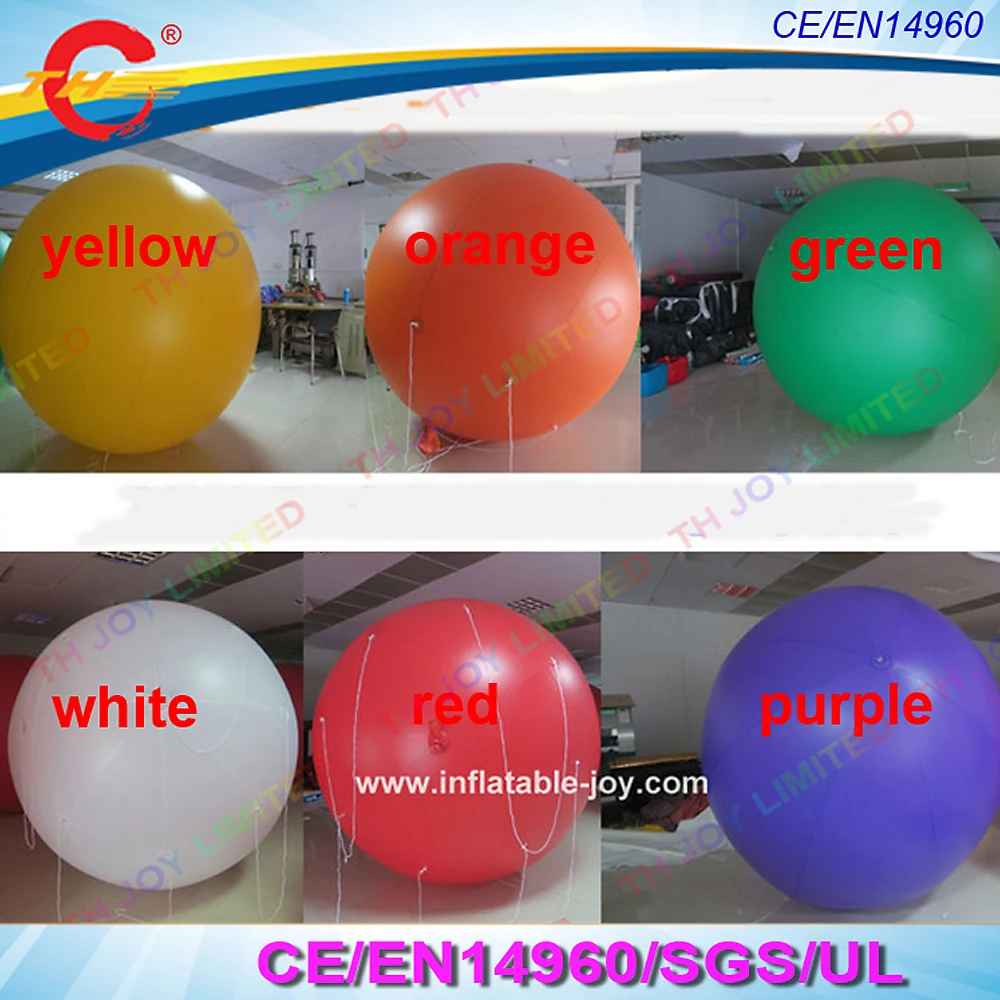 

(10pcs/lot) advertising air balloons price 2m giant inflatable helium balloon , flying pvc air balloon