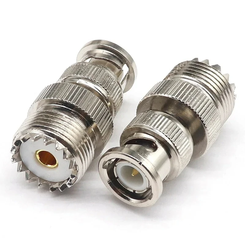 

BNC male to SO239 UHF female BNC male to UHF female BNC-J/SMA-K walkie-talkie adapter all copper