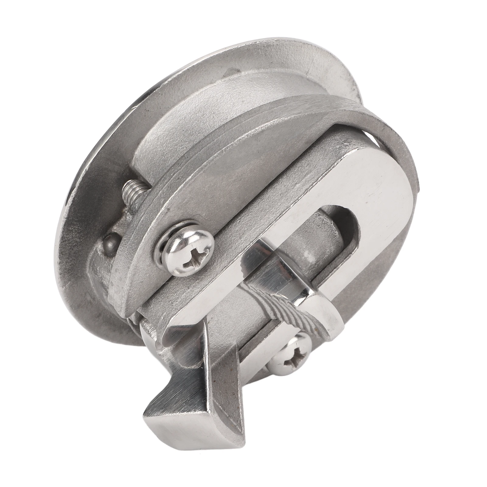 2in قارب الباب فتحة قفل قفل دائري 316 الفولاذ المقاوم للصدأ فلوش سحب ل RV البحرية المنزل فلوش سحب #5