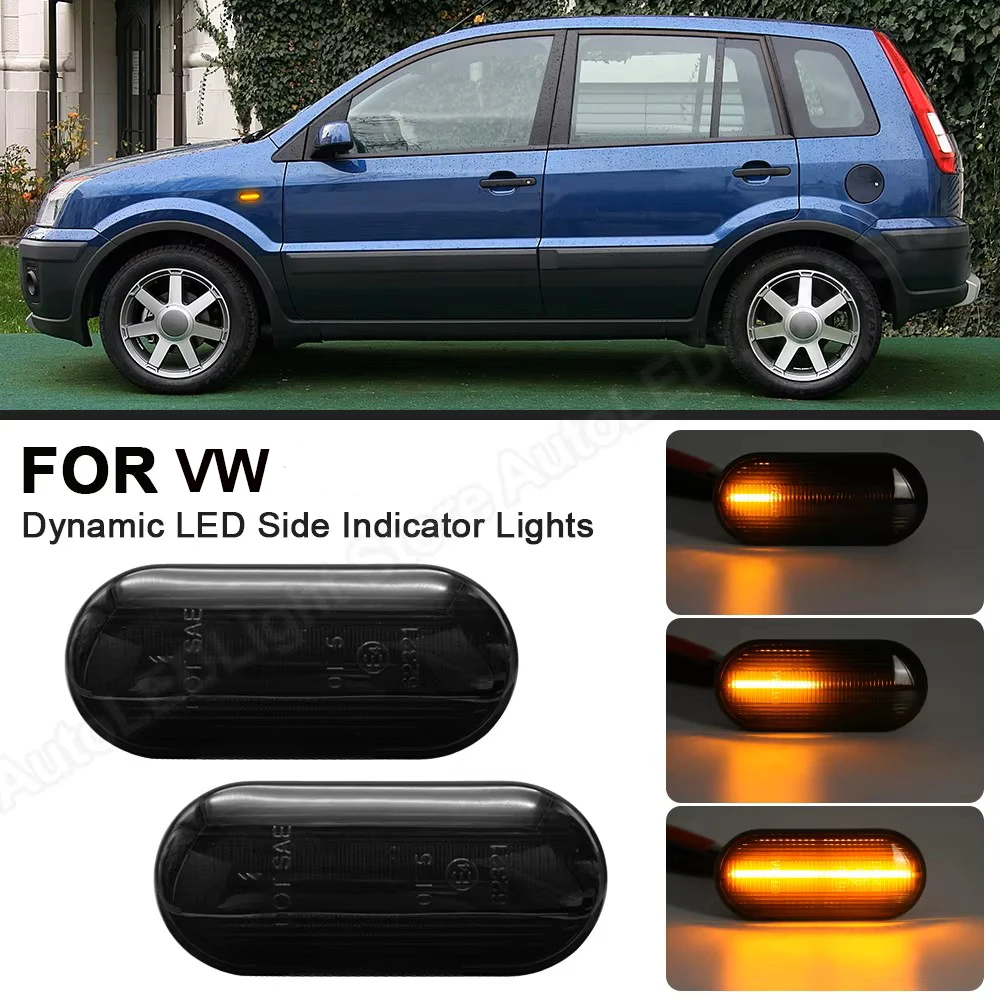 

2pcs LED Turn Signal Light For VW Golf III IV Variant Cabriolet Polo III Stufenheck Variant Dynamic Side Marker Light For Skoda