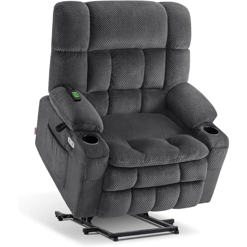 Dual Motor Power Lift Recliner Chair Sofa With Massage and Heat