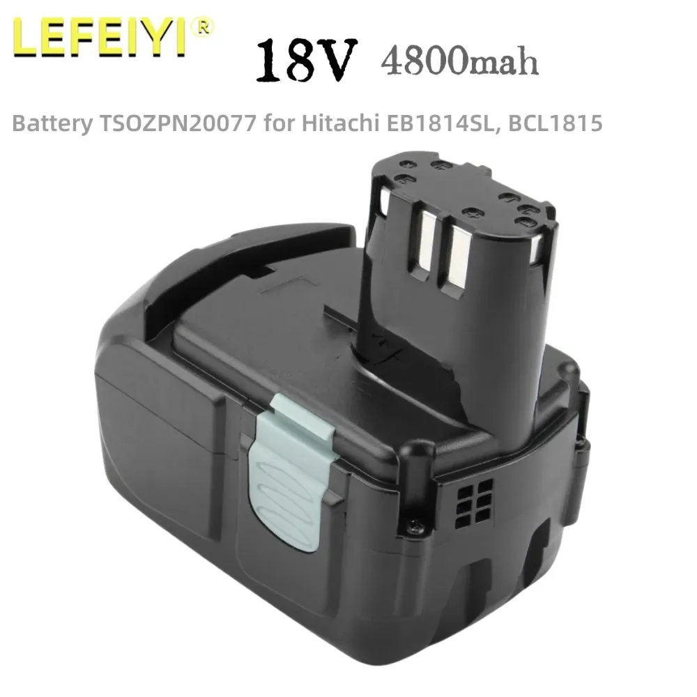 

4.8Ah 18V NI-CD Rechargeable Battery for Hitachi EB1812S EB1814SL EB1820 EB1826HL EB1830 DS18DL Drilling Tool