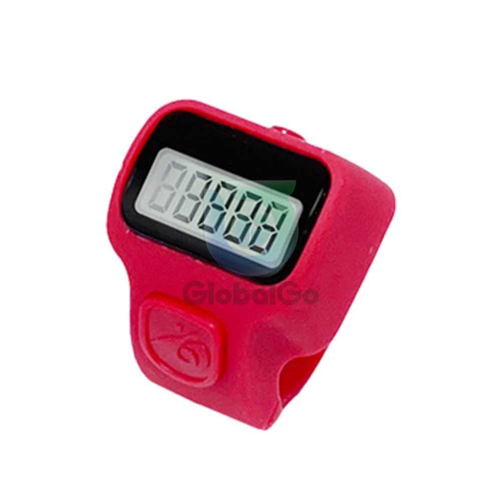 

Finger Counter 0-99999 LED Digital Electronic Mini Ring Counting Clicker Golf Digit Stitch Marker Easy To Use Counter