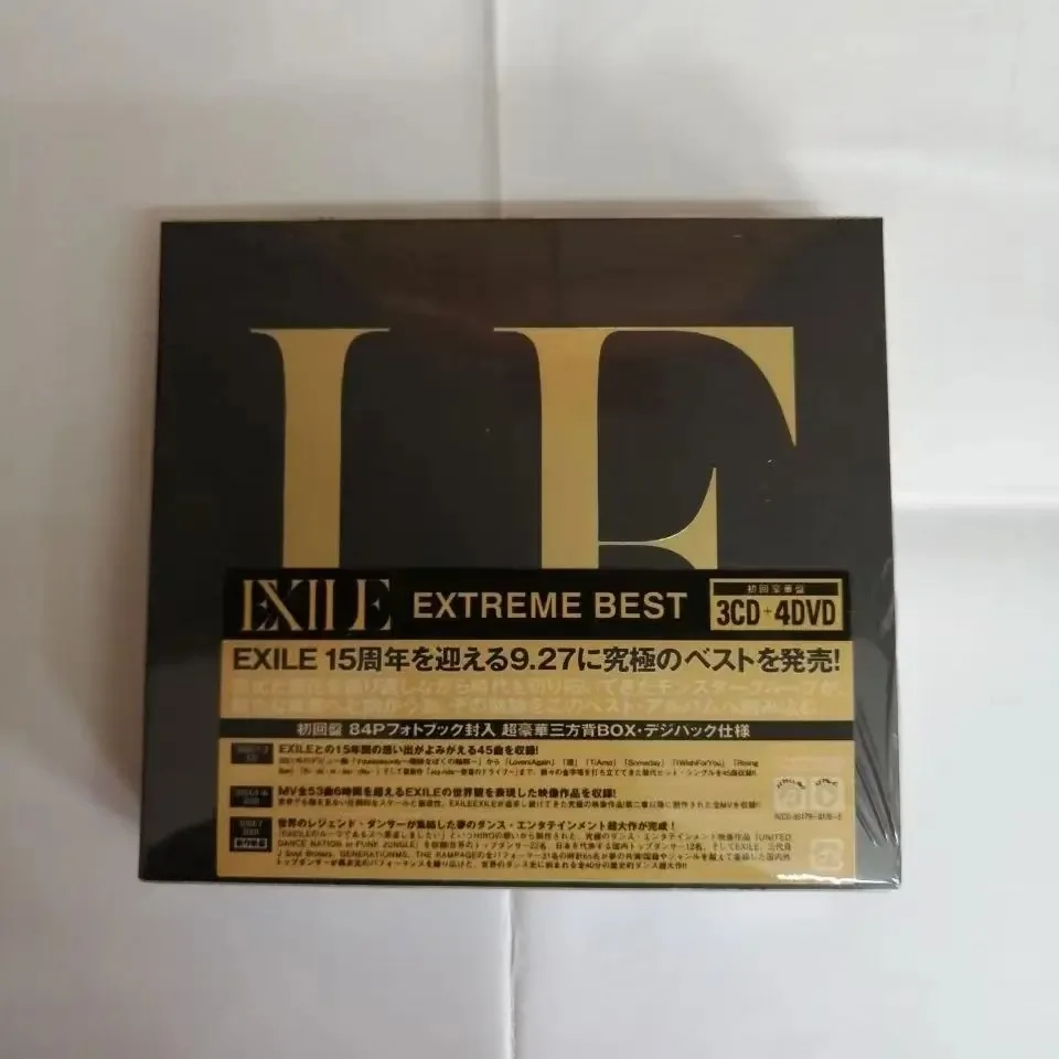 

J-pop Exile HIRO Music CD EXTREME BEST Album 3pcs Music Record And 4pcs DVD Cosplay Walkman Car Soundtracks Box Collection Gifts