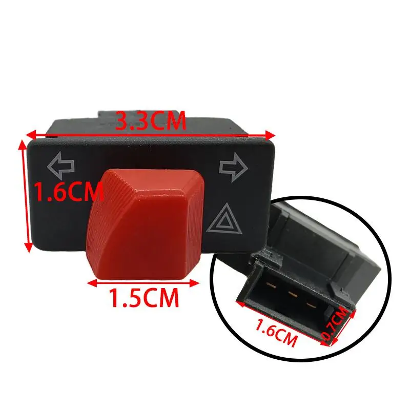 Secure Switching with GY6 Turn Signal Button for 50cc 125cc Scooters Comfortable Use