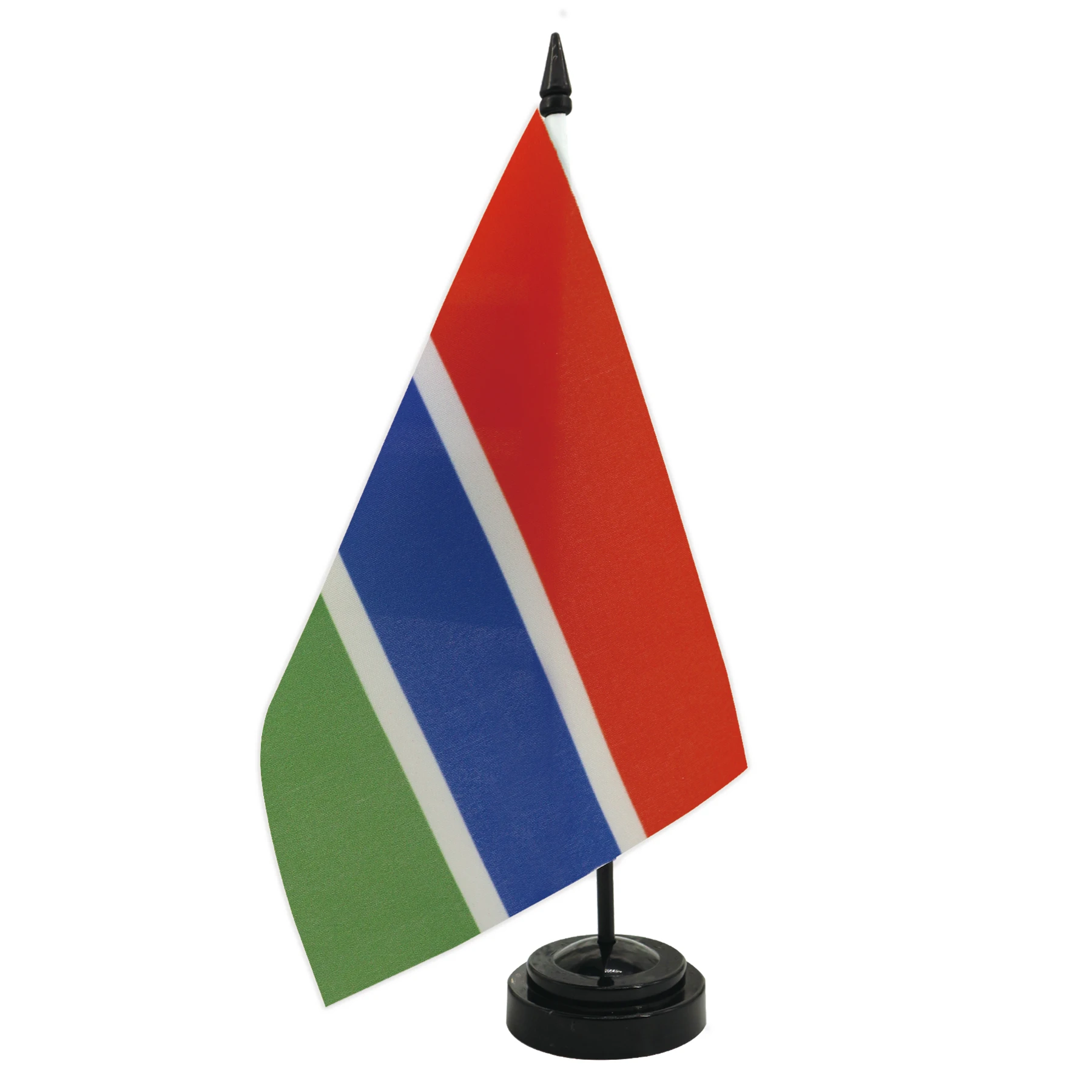 Gambia Desk Flag 5.5x8.3inch Conference Negotiation Flag Product Display Office Top Desk Ornaments Flags