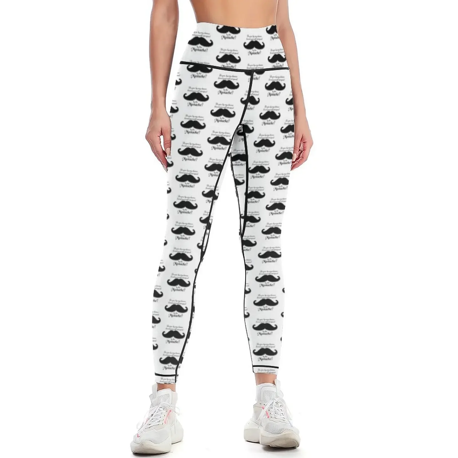 

Mustache Leggings Sports female gym top gym's sportswear Fitness's gym clothes Womens Leggings