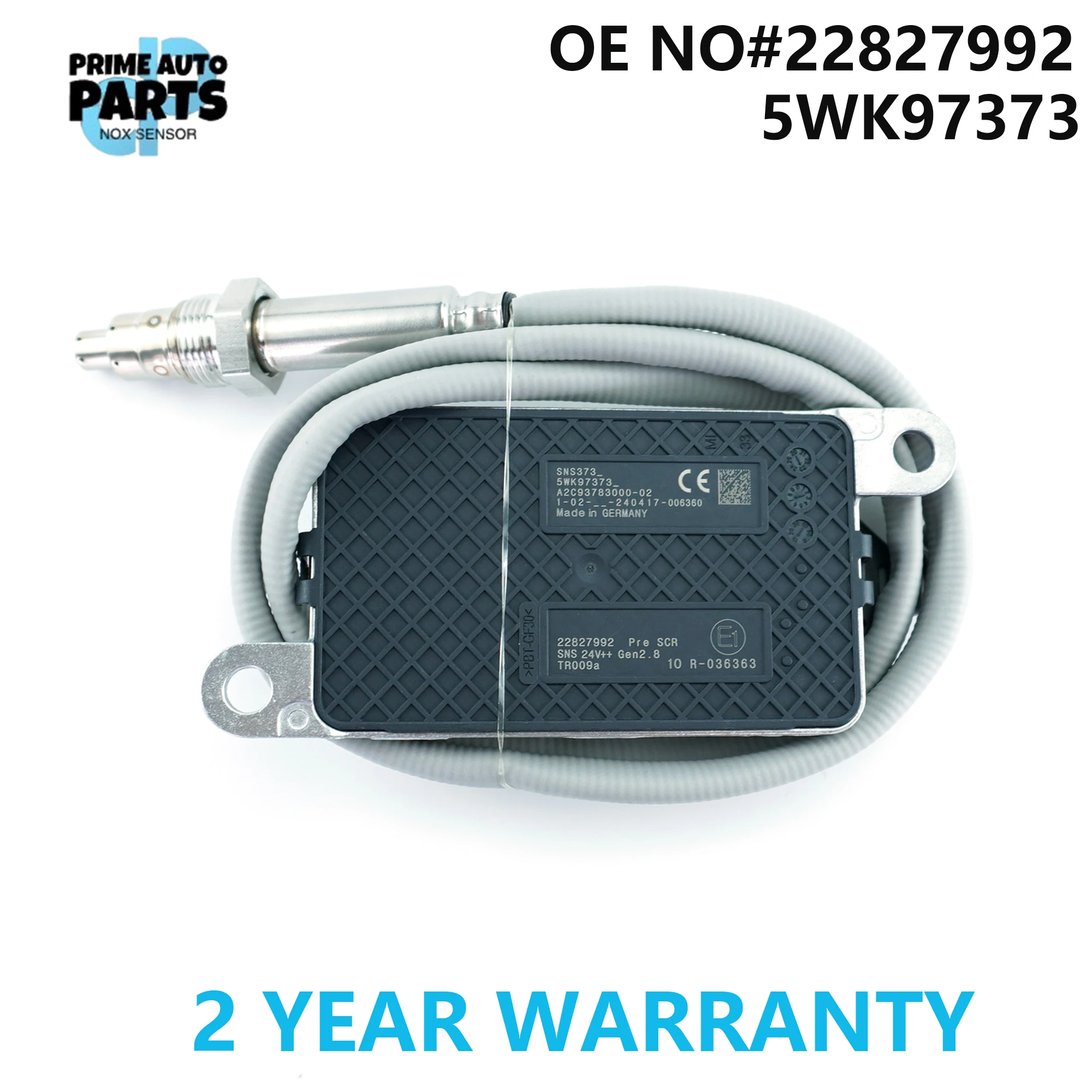 

Nox Sensor 5WK9 7373 22827992 5WK97373 New Nitrogen Oxygen Sensor For VOLVO 24V Car