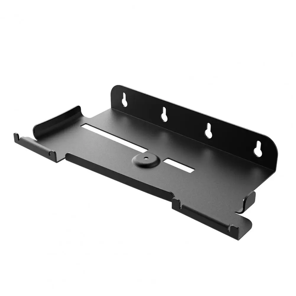 Game Console Holder Game Console Wall Mount Bracket with Storage Hook Strong Load-bearing Hanging Rack for Ps5 Slim Easy