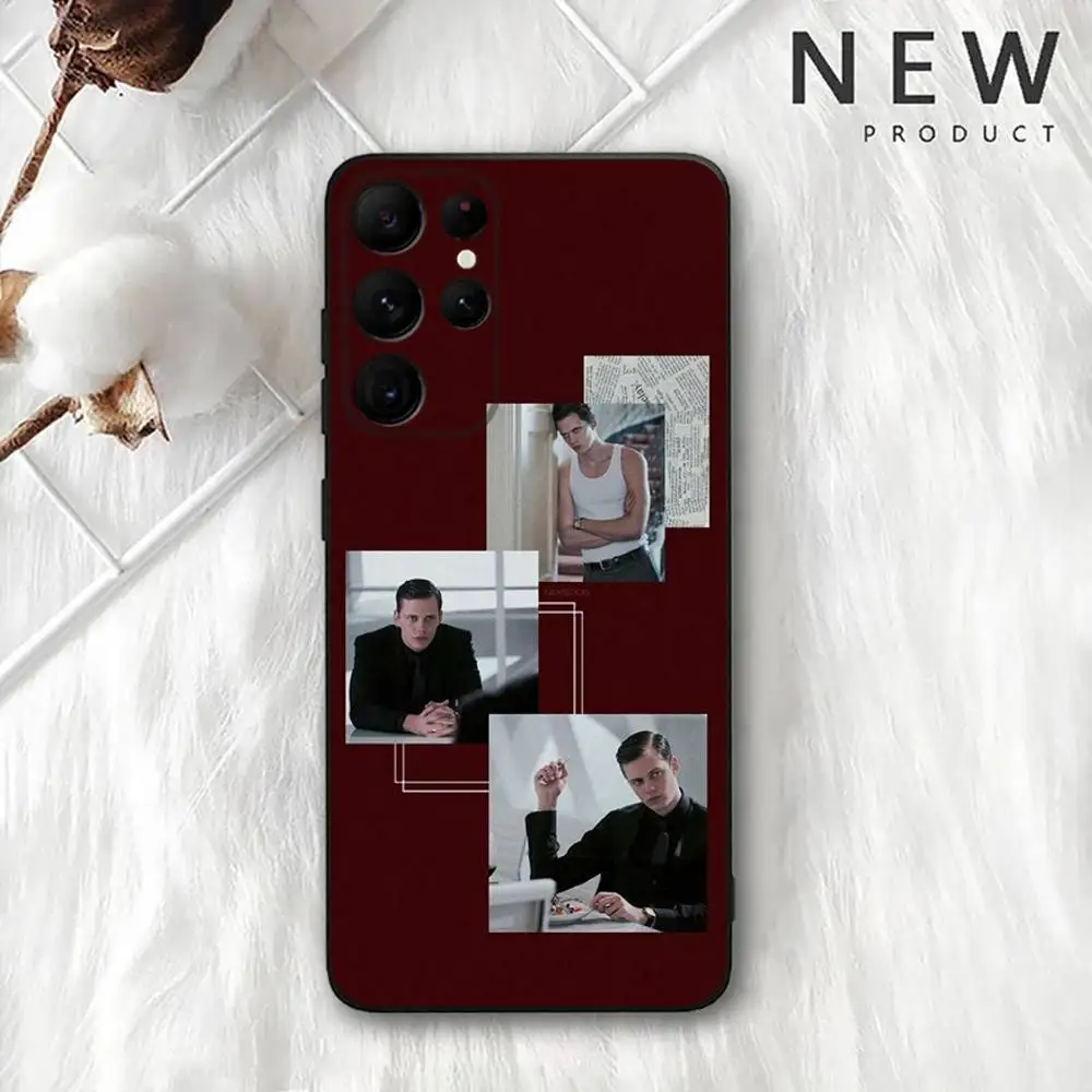 حافظة هاتف Bill Skarsgard لهاتف سامسونج S 25,24,23,22,30,21,10,9,Ultra,Plus,Lite,FE,4,5G حافظة ناعمة سوداء