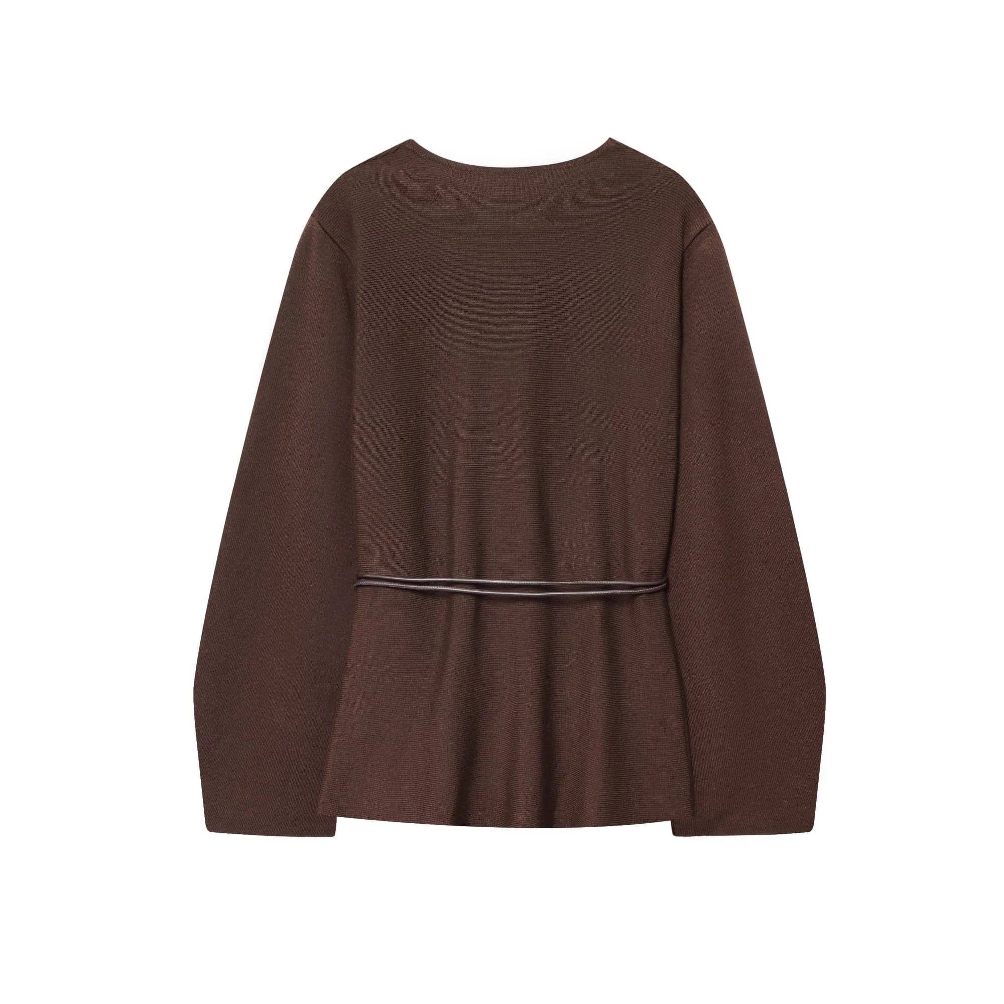 여성 루즈핏 출퇴근 레저 브이넥 가디건 자켓 가을 겨울 신상 우아한 패션 가디건 벨트 포함 아우터 스트리트웨어