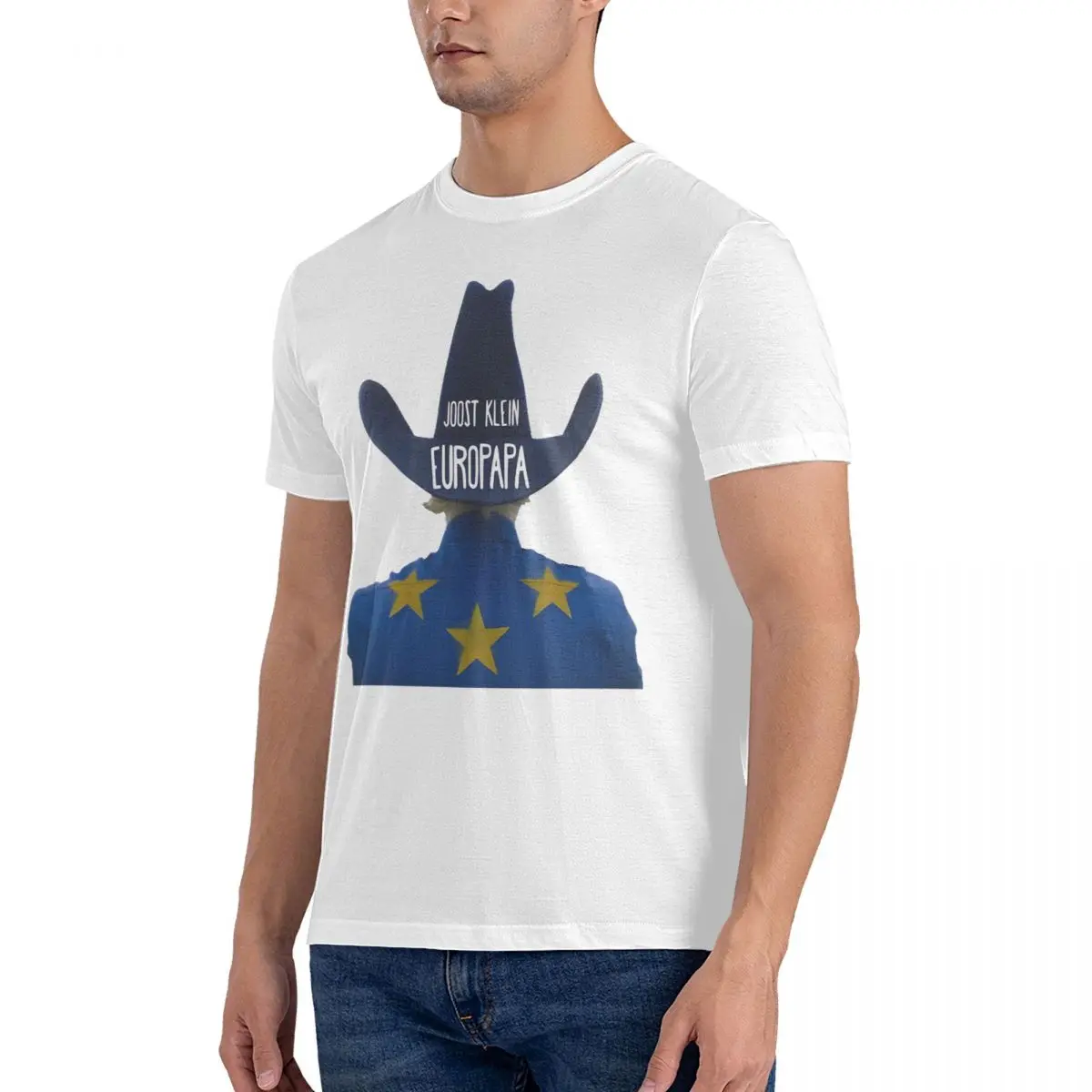 Europapa T-Shirt für Männer 100% Baumwolle Mode für männliche T-Shirts Rundhals ausschnitt Joost Klein T-Shirt Kurzarm Kleidung Geschenk idee