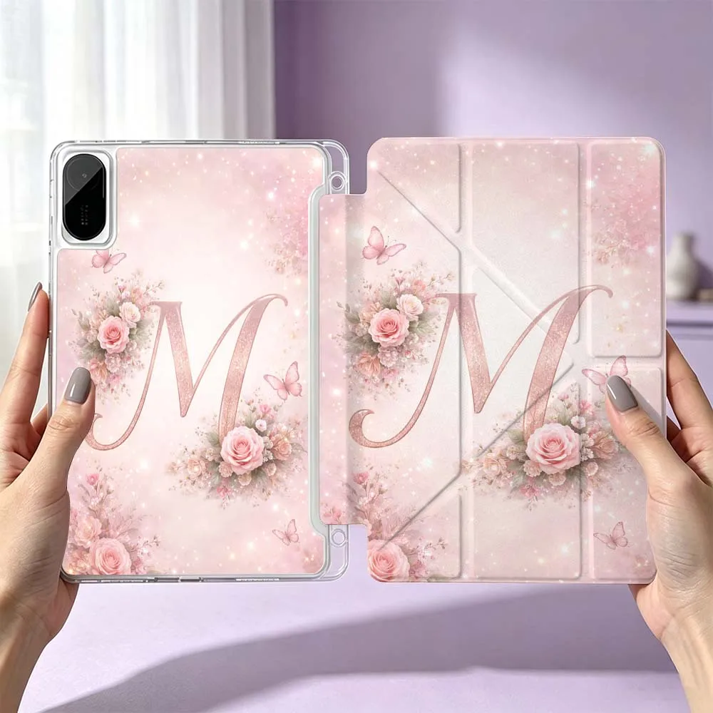 Design Letter M Cool For Xiaomi Redmi Poco Pad 8 7 6 5 Pro SE 5G 11.2 12.1 11 inch 3Y Tablet Case