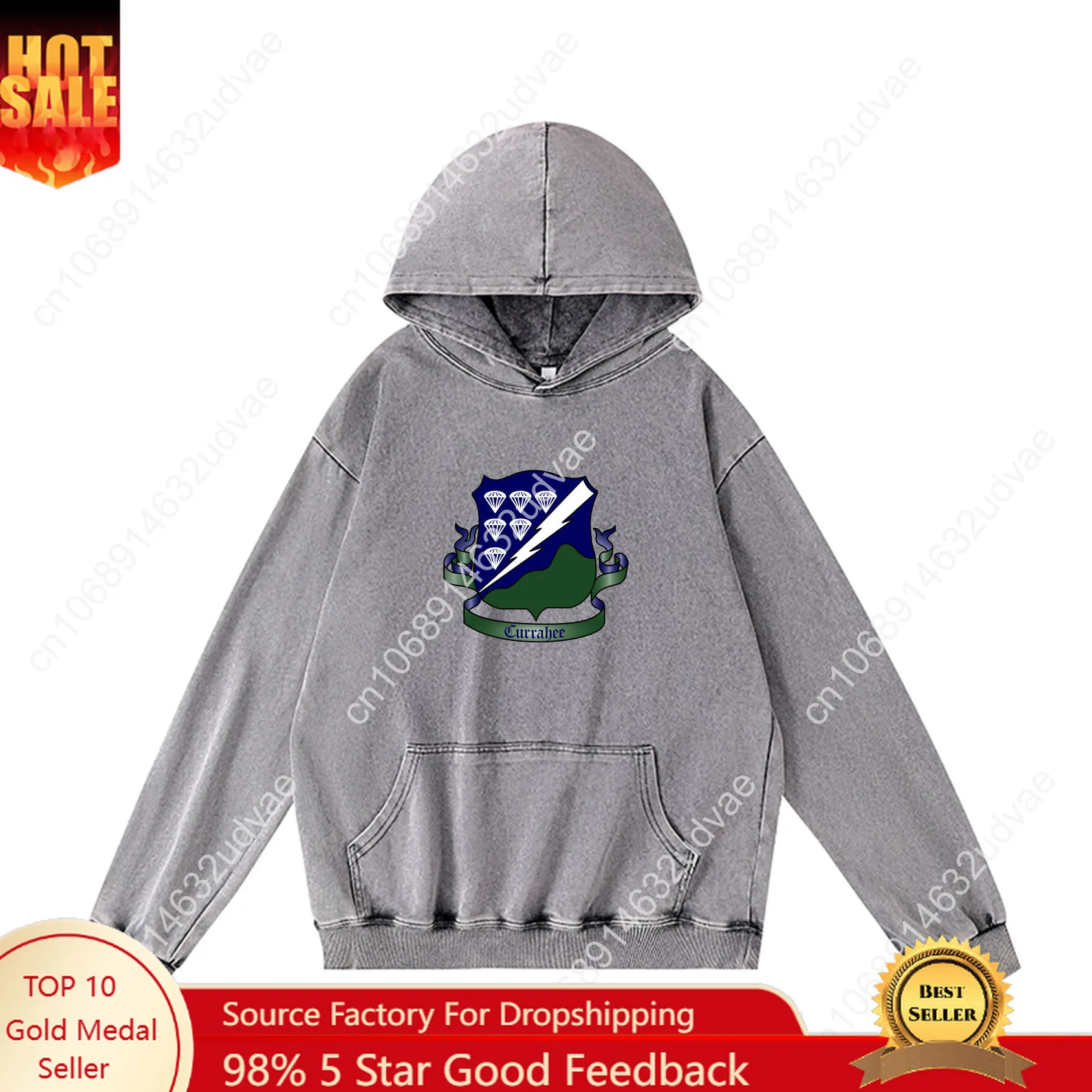 101st Airborne 506th Infantry Regiment Hoodies Retro Kapuzenpullover Mann Frau Teenager Vintage Pullover Sweat Maßgeschneiderte Tops
