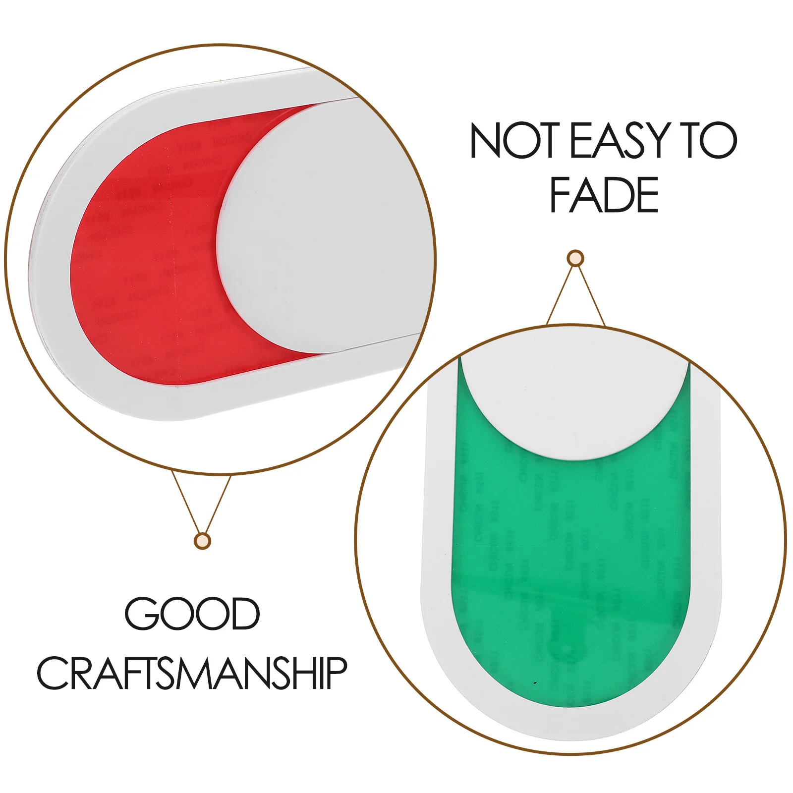 

Open Slider Privacy Sign for Office Bathroom Door Room Number Indicator Not Disturb Vacant Occupied Use Compact Design