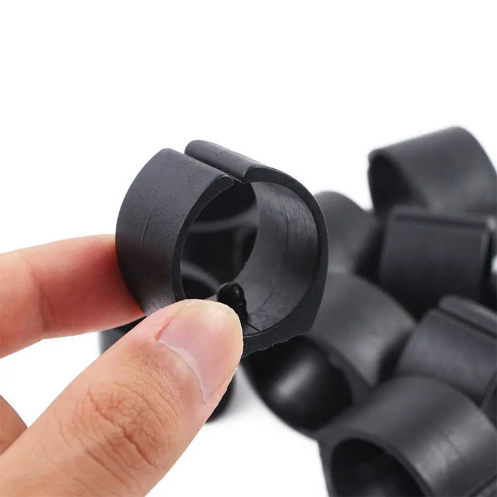 U Shaped 10pcs Tubing Caps Floor Protector Anti-Front Floor Glides Stool Pipe Clamp Tube Rear Pad Chair Leg Pad Damper