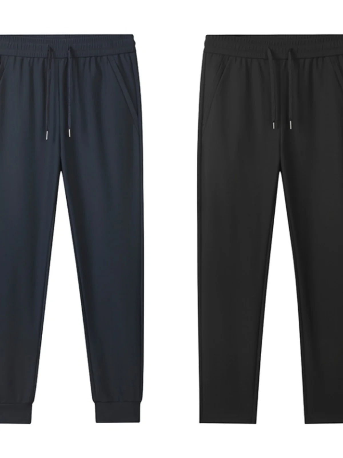 

Повседневные прямые брюки для поездок на работу, спорта и отдыха, эластичные спортивные штаны с завязками, молодежные, летние, Vitali Sle