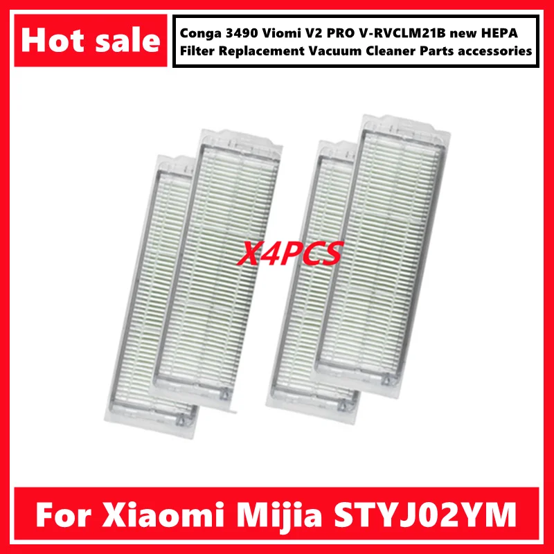 For Xiaomi Mijia STYJ02YM Conga 3490 Viomi V2 PRO V-RVCLM21B new HEPA Filter Replacement Vacuum Cleaner Parts accessories