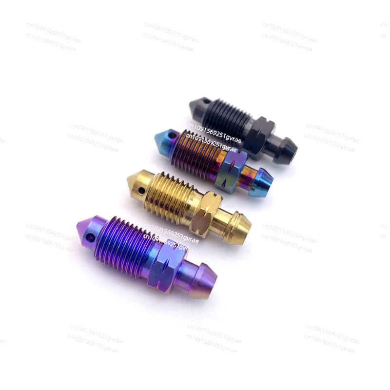 Titanium alloy exhaust oil drain screw M8/M10 Brembo car house abalone crab upper pump modification