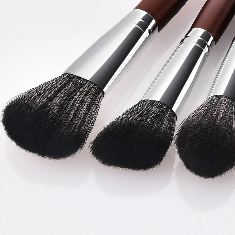 

10 Pcs Makeup Brush Set Professional Brushes for Women Powder Wooden Handle Long Lasting Use Daily Perfect Gift