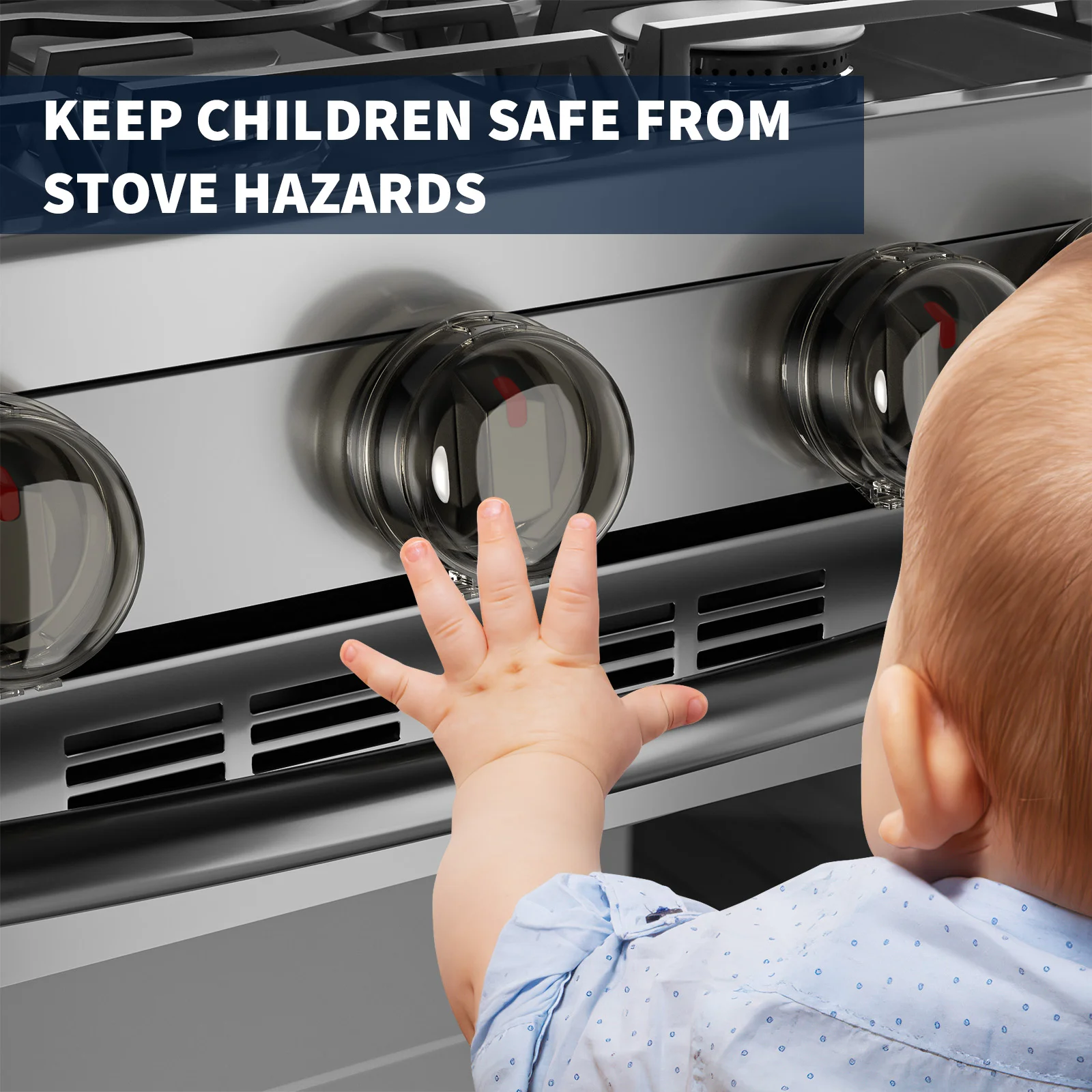 Schakelaar Cover Home Fornuis Knop Baby Proof Lock Bescherming Fornuis Protector Keuken Veiligheid Guard Oven Deur