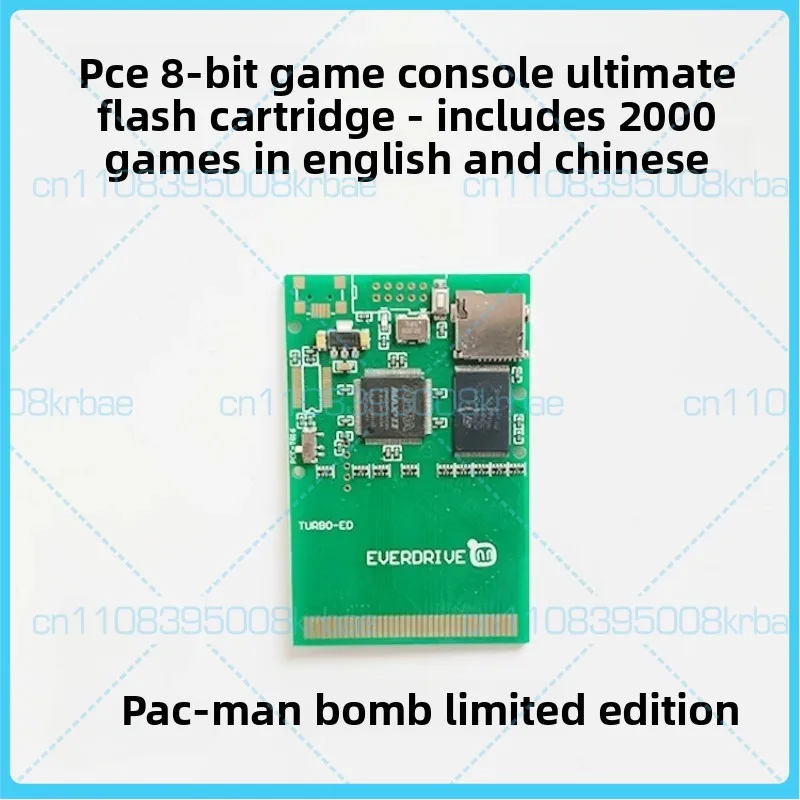For NEC PC Engine PCE Flash Cart Bomberman Limited Edition 2000+ Chinese English Games Free Catalog