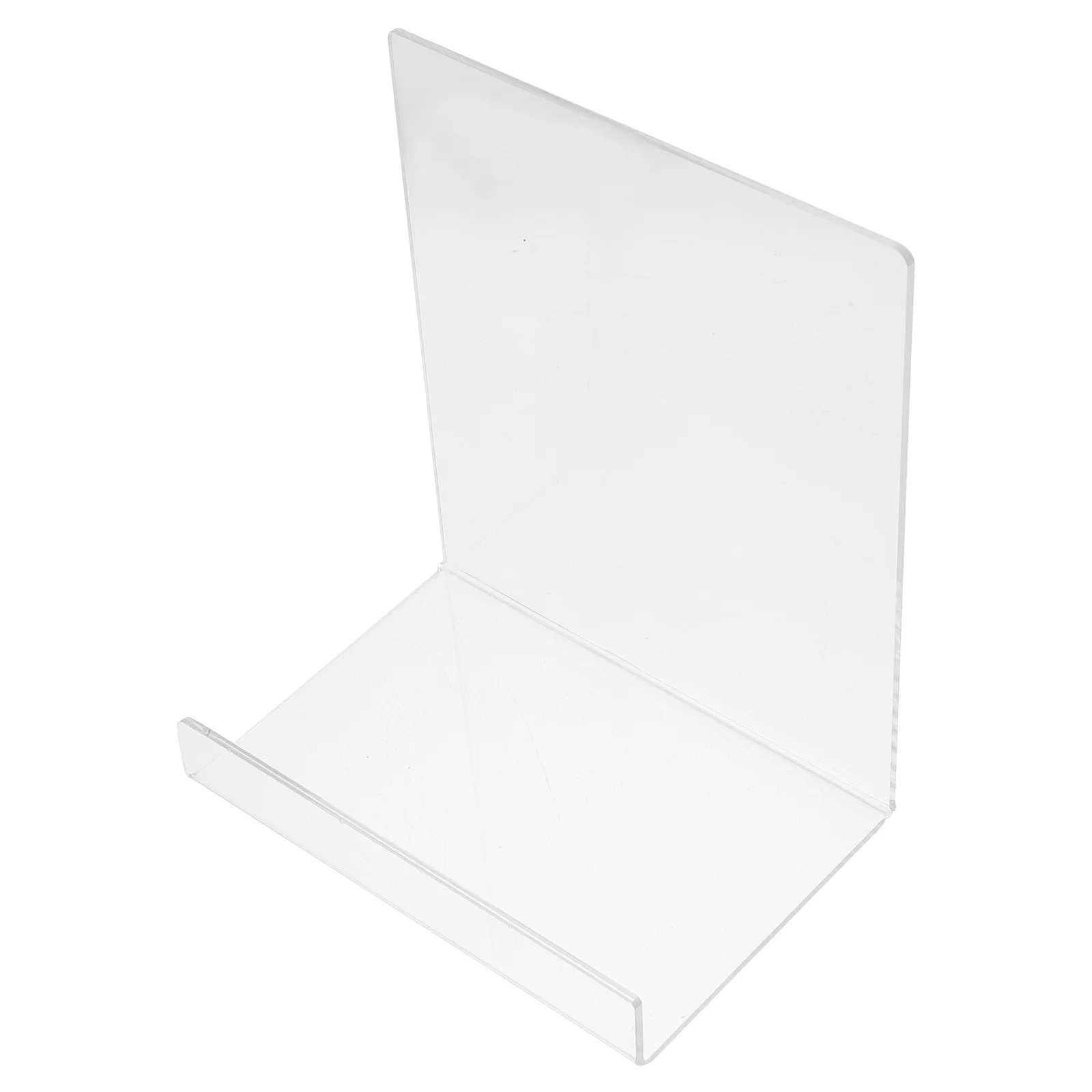 

1Pcs Clear Acrylic Book Holder Simple Book Display Stand Desktop Bookshelf Magazine Rack Organizer for Study Office