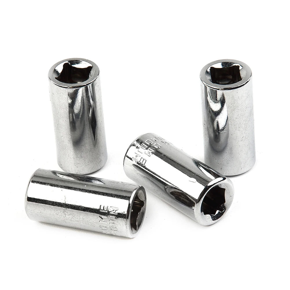 

4PCS 1/4\" Square Drive To 1/4\" Hex Socket Bits Converter Ratchet Socket Adapter Screwdriver Bit Adapter Quick Release