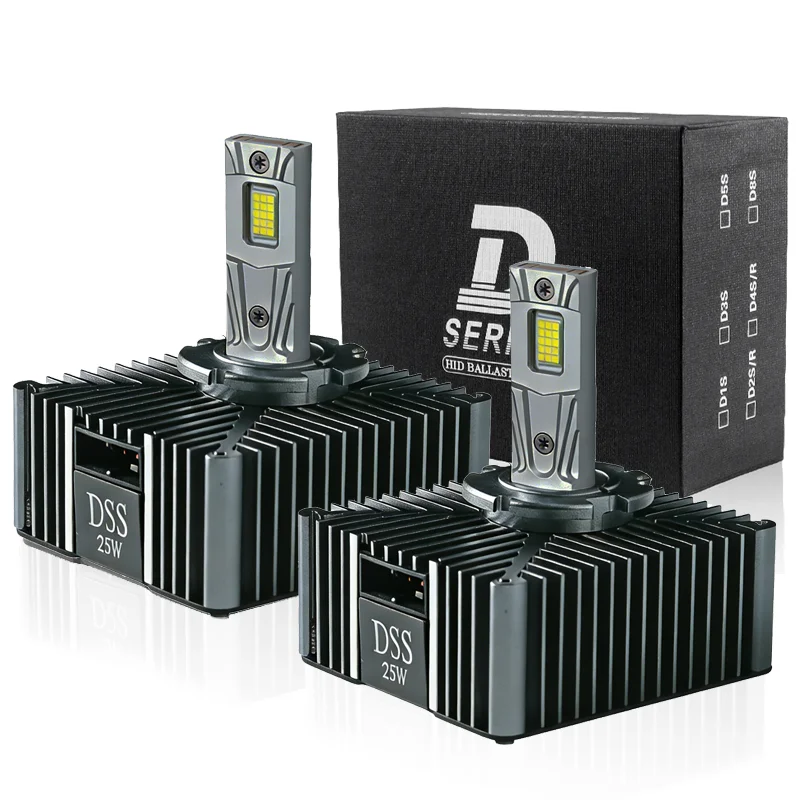 2PCS D5S Led Headlight Bulb Canbus 45W 6000K Carlight Hid Xenon Replacement D5R Auto Lamp 12V 24V Universal  Plug&Play 12V