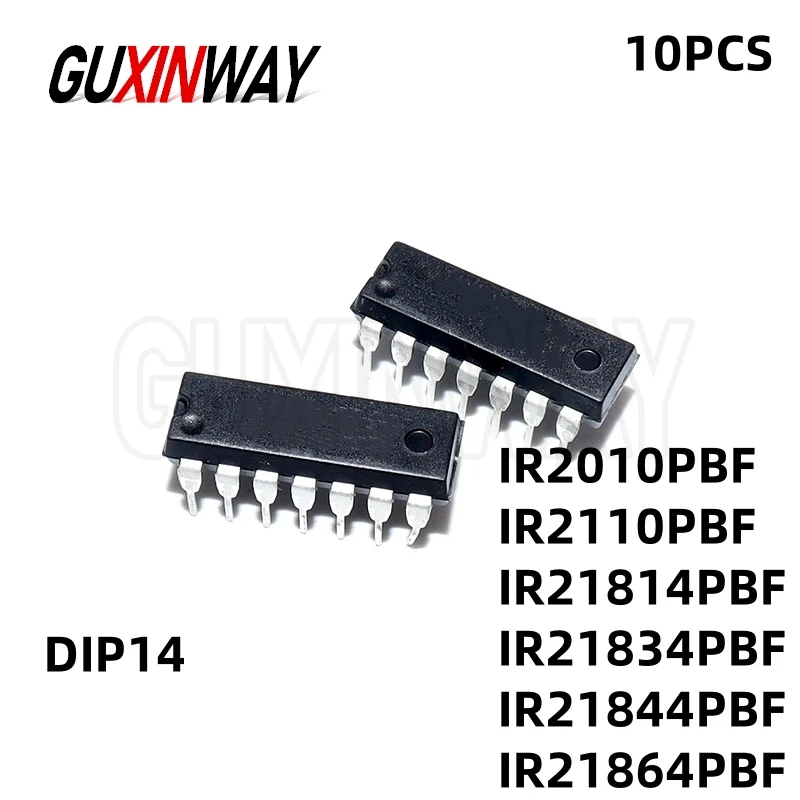 10 peças novo chip ic ir21814pbf ir2110pbf ir21834 ir21844 ir21864 ir2010 ir2110 ir pbf dip14