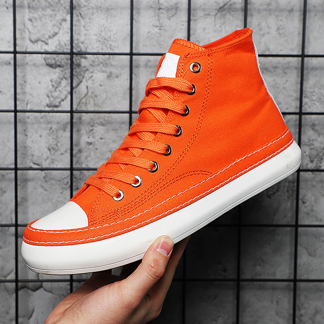 Herren High Top Canvas Schuhe Frühling Herbst Saison neue atmungsaktive Casual Fashion vielseitige Board Schuhe klassische trend ige Sportschuhe