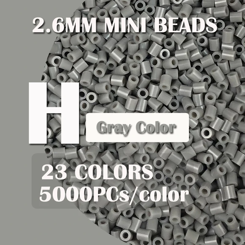 2,6mm Mini-Perlen 5000 Stück Braunfarben Perlen für Pixelkunst Bügelperlen Geschenk Hama-Perlen DIY-Puzzles Bügelperlen